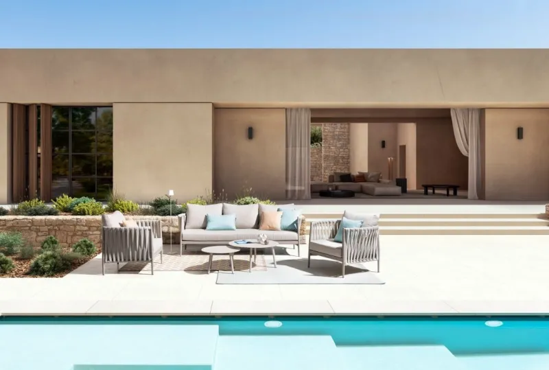 Hot Bizzotto SET2 TAVOLINI IN CORDA MOON WG24 - AMINTA