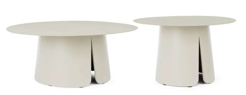 Clearance Bizzotto SET2 TAVOLINO BRYAN D70+90 PELICAN