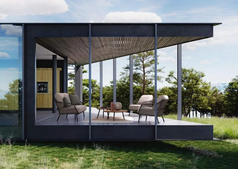 Hot Bizzotto SET2 TAVOLINO IVISSA D60-D80 ANTRACITE