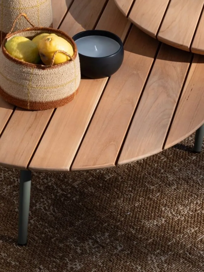 Hot Bizzotto SET2 TAVOLINO IVISSA D60-D80 VERDE