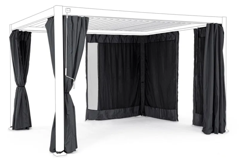 Outlet Bizzotto SET4 TELI LAT+ZANZ PERGOLA OCEAN 3X4 ANT