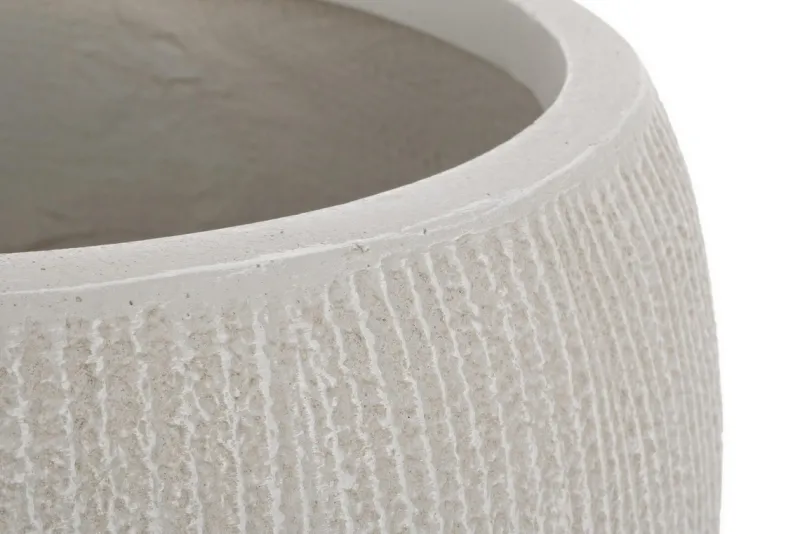 Outlet Bizzotto SET2 VASO BRUSH SFERA BEIGE