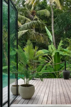 Clearance Bizzotto SET2 VASO CEMENT SFERA SABBIA