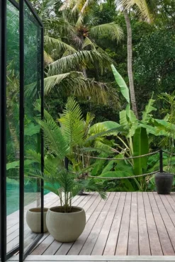 Clearance Bizzotto SET2 VASO CEMENT SFERA SABBIA