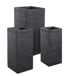 Hot Bizzotto SET3 VASO GRAFFITI QU NERO ALTO