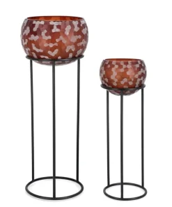 Discount Bizzotto SET2 VASO SAMPUR BORDEAUX