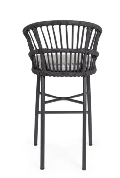 Best Bizzotto SGABELLO BAR C-C ODIVELAS ANTRACITE