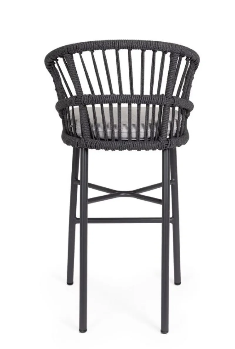 Best Bizzotto SGABELLO BAR C-C ODIVELAS ANTRACITE