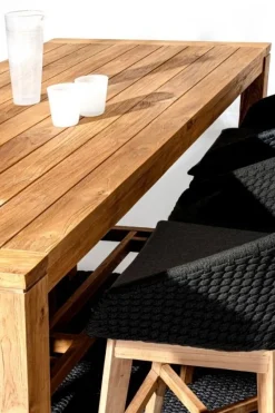 New Bizzotto SGABELLO BAR IN CORDA PER ESTERNO ANTRACITE - COACHELLA