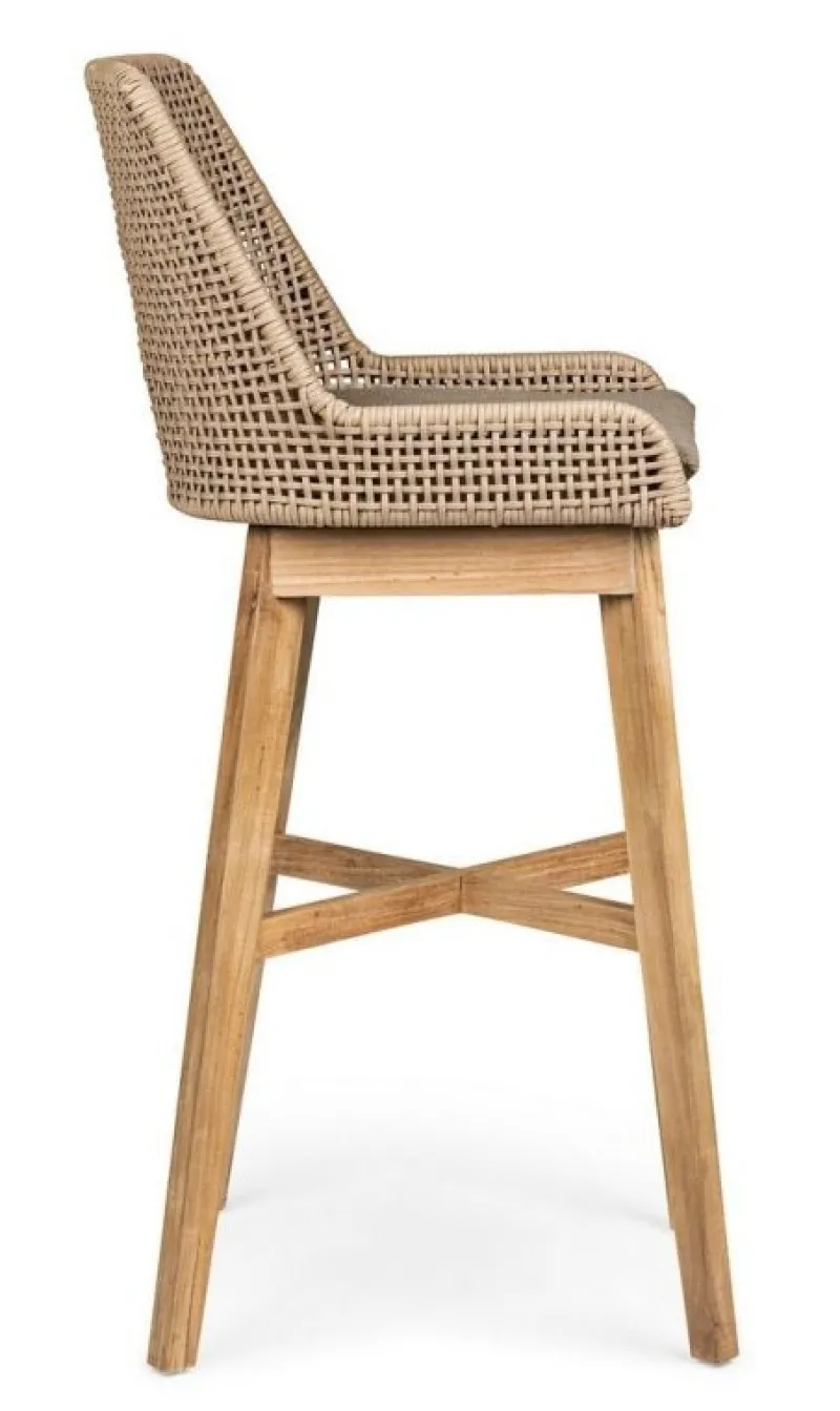 Discount Bizzotto SGABELLO BAR IN CORDA PER ESTERNO TOROTRA - HESPERIA