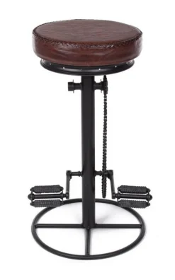 Discount Bizzotto SGABELLO BAR IN PELLE - CYCLE