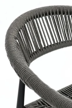 Bizzotto SGABELLO BAR JANDIA ANTRACITE/GRIGIO