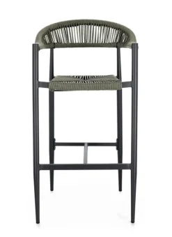Best Bizzotto SGABELLO BAR JANDIA ANTRACITE/VERDE