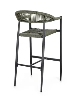 Best Bizzotto SGABELLO BAR JANDIA ANTRACITE/VERDE