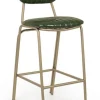 Hot Bizzotto SGABELLO IN ECOPELLE VERDE SCURO - ADDY