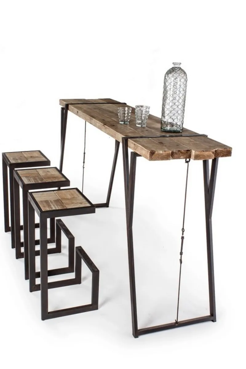 Bizzotto SGABELLO IN METALLO H70 - BLOCKS