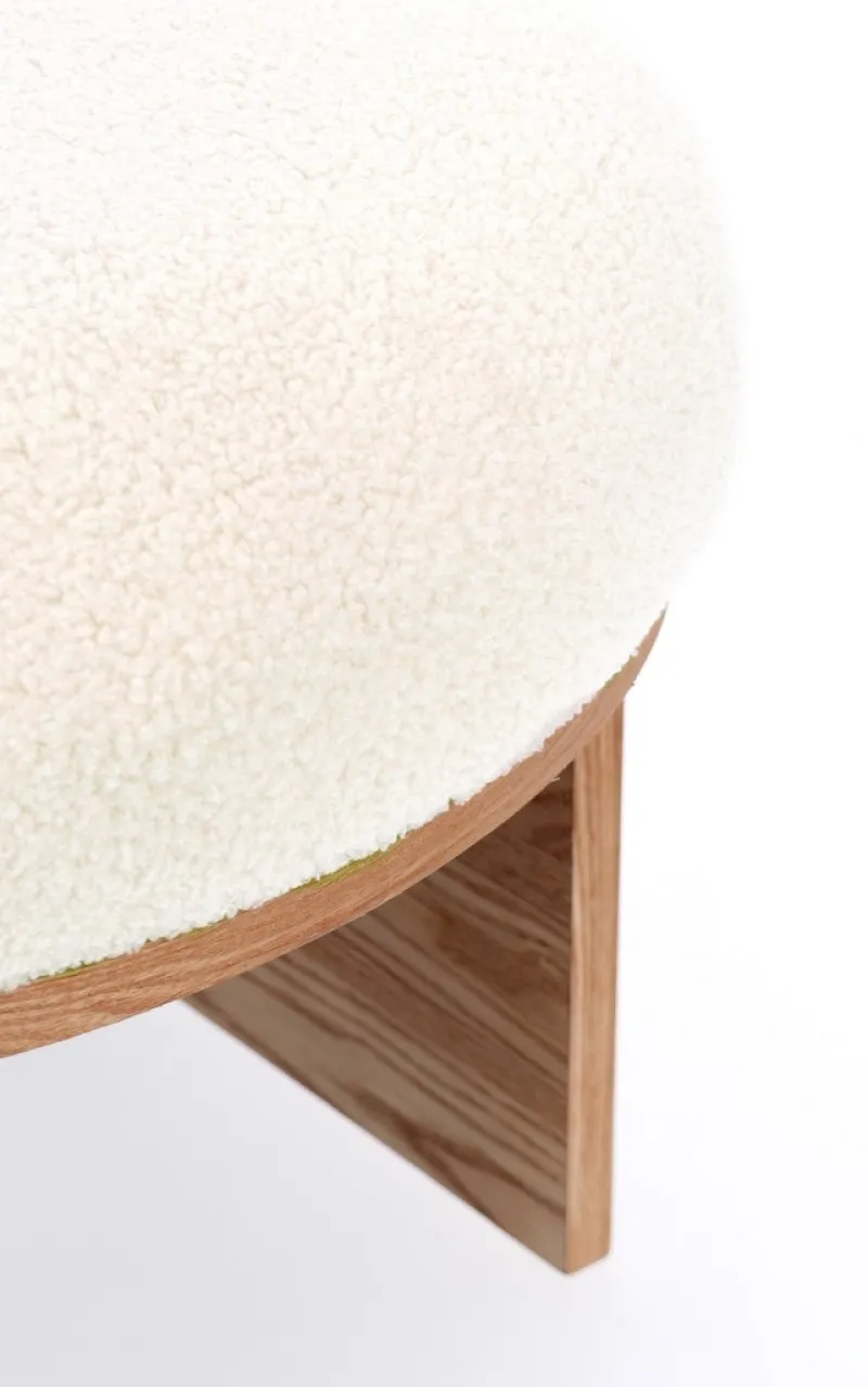 Discount Bizzotto SGABELLO IN TESSUTO NATURALE - ANNUSKA