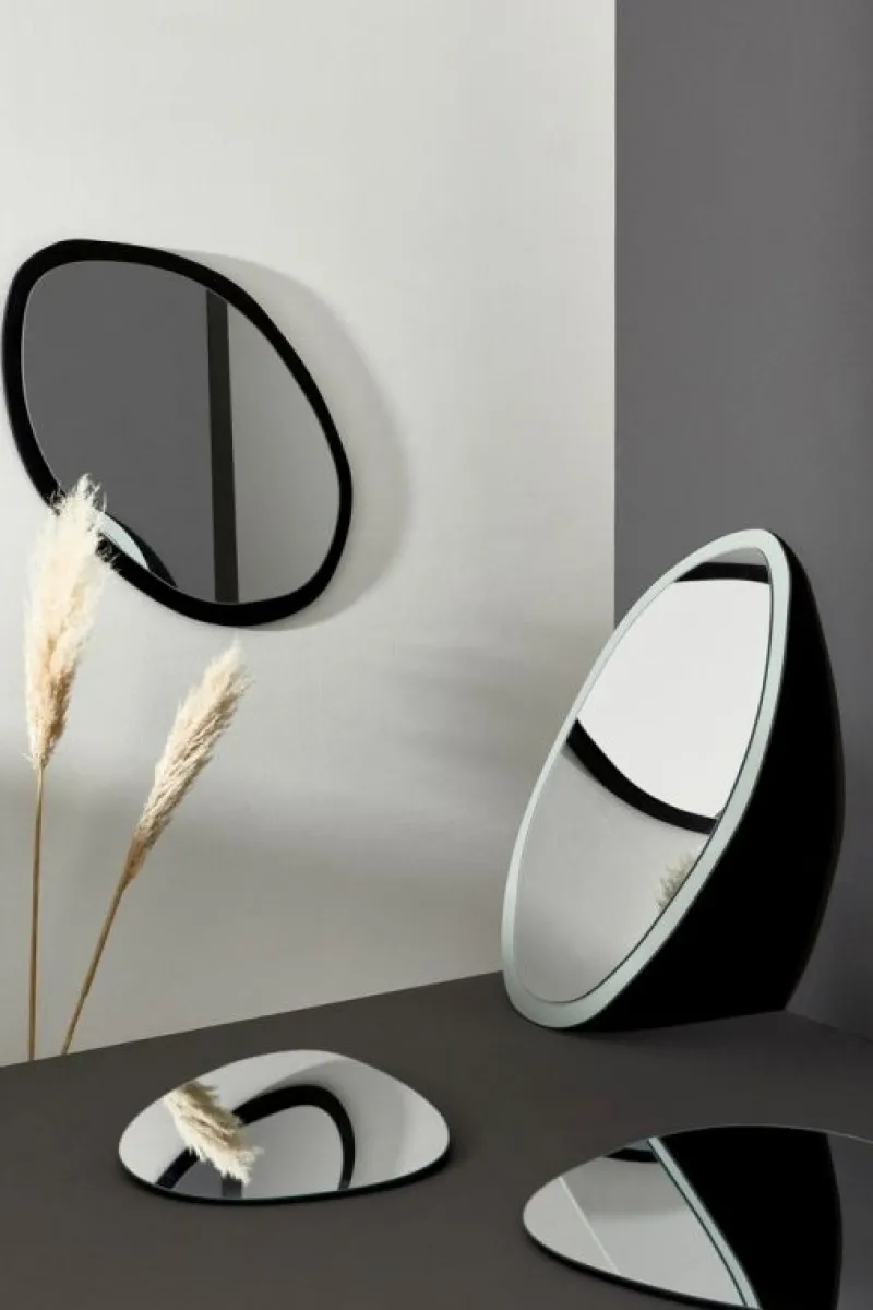 Best Bizzotto SPECCHIO C-C ASTEROID NERO 51X79