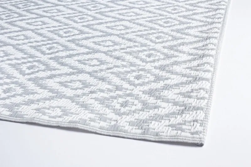 Outlet Bizzotto TAPPETO GRIGIO BIANCO 120X180 - RHOMBUS