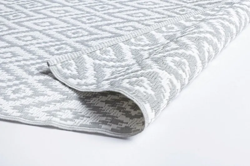 Outlet Bizzotto TAPPETO GRIGIO BIANCO 120X180 - RHOMBUS