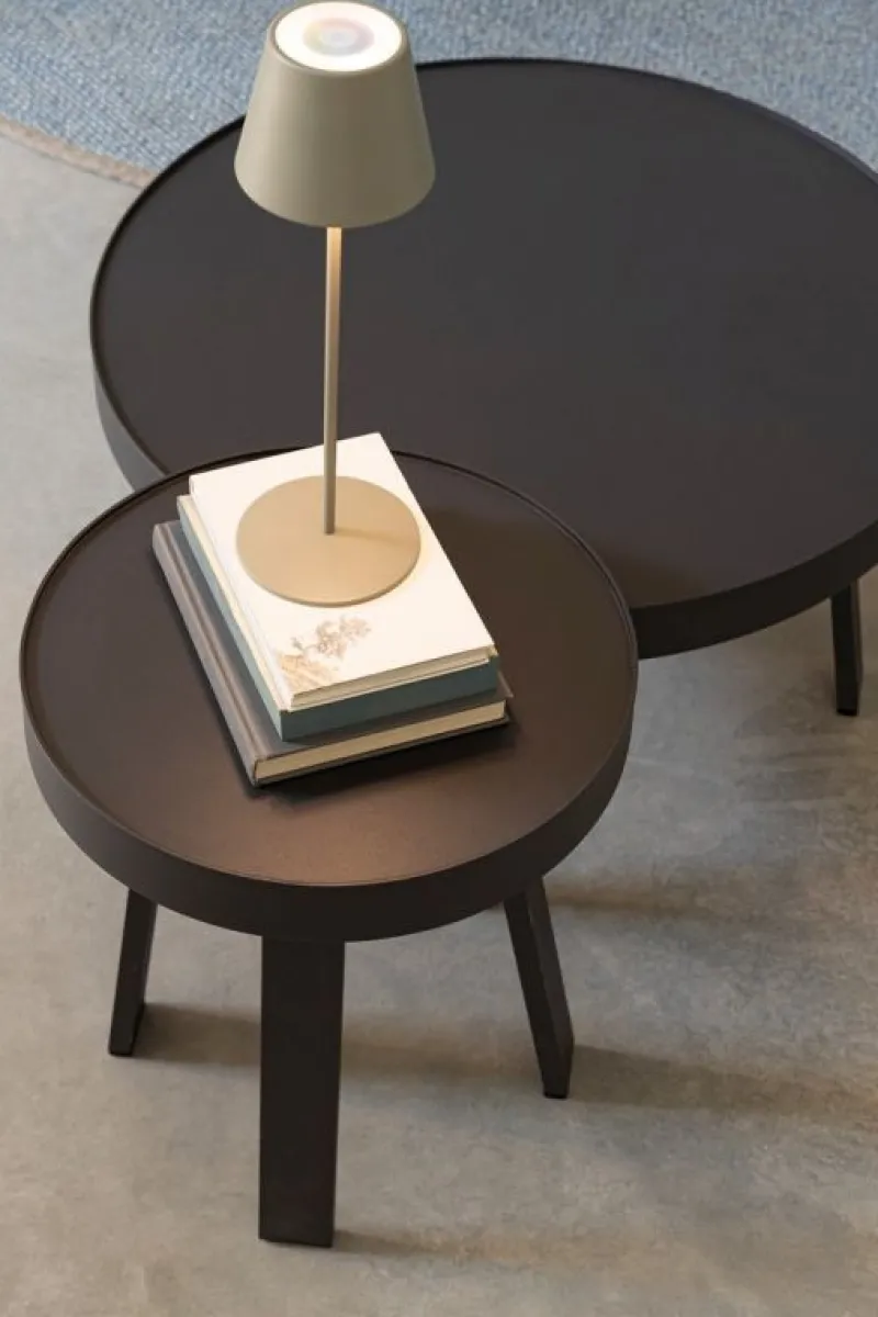 Outlet Bizzotto TAVOLINO D41 ANTRACITE QS22 - SPYRO