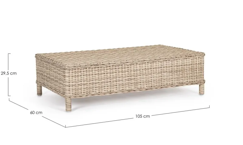 New Bizzotto TAVOLINO IN ALLUMINIO - ADITYA