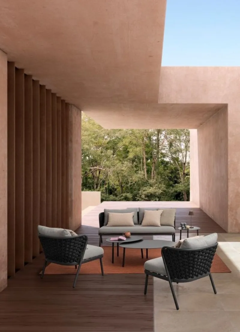 Clearance Bizzotto TAVOLINO IN ALLUMINIO ANTRACITE QS22 - SPARKY