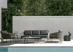 Discount Bizzotto TAVOLINO IN ALLUMINIO ANTRACITE YK13 - RIDLEY