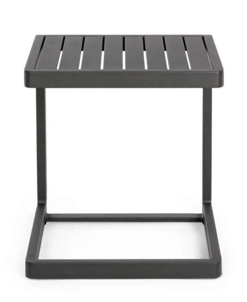 Clearance Bizzotto TAVOLINO IN ALLUMINIO ANTRACITE CX23 - KONNOR