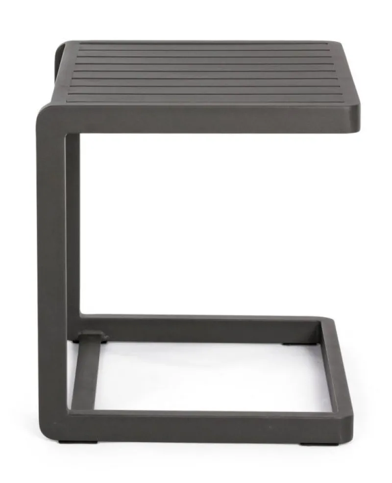 Clearance Bizzotto TAVOLINO IN ALLUMINIO ANTRACITE CX23 - KONNOR