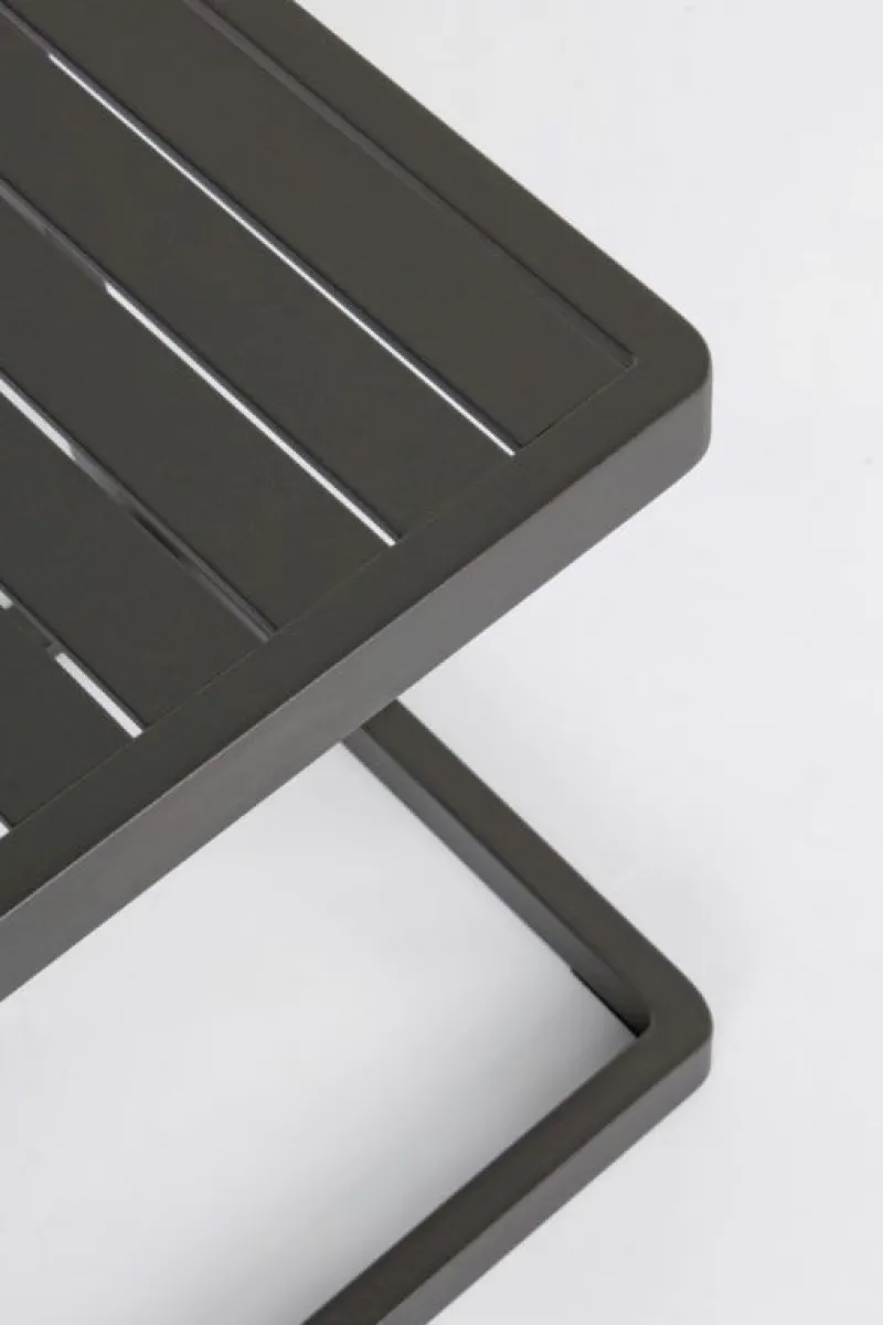 Clearance Bizzotto TAVOLINO IN ALLUMINIO ANTRACITE CX23 - KONNOR