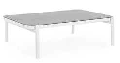 Online Bizzotto TAVOLINO IN ALLUMINIO BIANCO WG20 - FLORENCIA