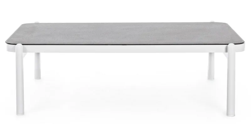 Online Bizzotto TAVOLINO IN ALLUMINIO BIANCO WG20 - FLORENCIA