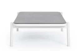 Online Bizzotto TAVOLINO IN ALLUMINIO BIANCO WG20 - FLORENCIA