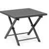 Clearance Bizzotto TAVOLINO IN ALLUMINIO GIRGIO SCURO - TAYLOR