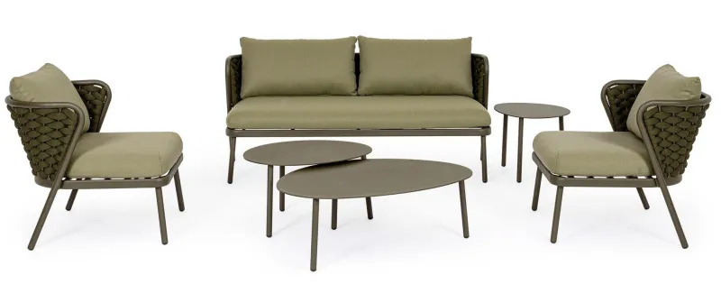 Sale Bizzotto TAVOLINO IN ALLUMINIO OLIV QS24 - SPARKY