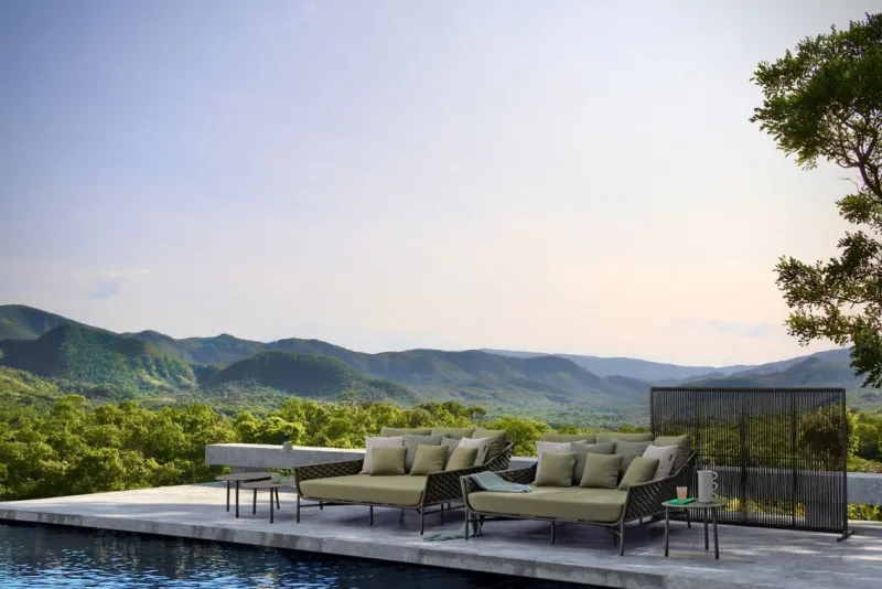 Outlet Bizzotto TAVOLINO IN ALLUMINIO OLIV QS24 - SPARKY