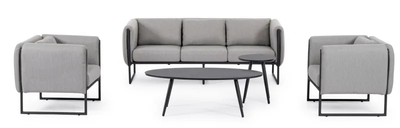 Sale Bizzotto TAVOLINO IN ALLUMINIO 119X58 - SPACE