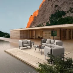 Sale Bizzotto TAVOLINO IN ALLUMINIO 119X58 - SPACE