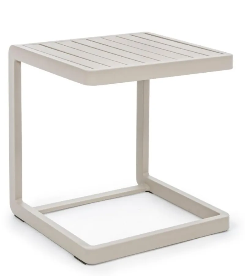 Discount Bizzotto TAVOLINO IN ALLUMINIO 40X40 - KONNOR RASTIN