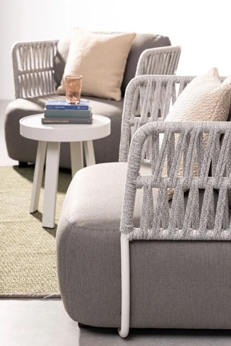 Bizzotto TAVOLINO IN CORDA BIANCO QS20 - SPYRO