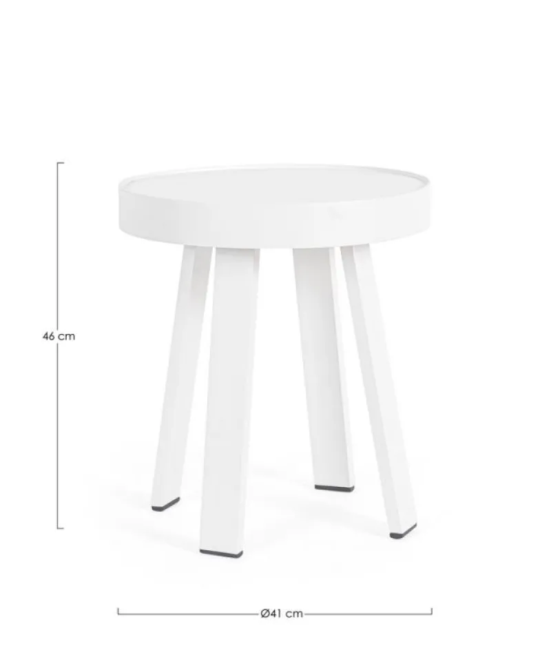 Bizzotto TAVOLINO IN CORDA BIANCO QS20 - SPYRO