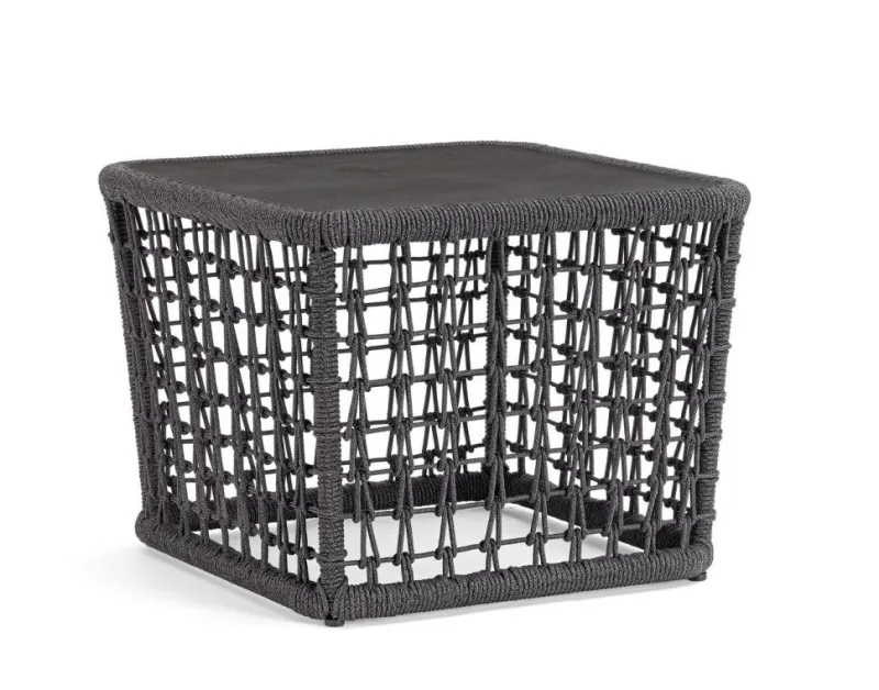 New Bizzotto TAVOLINO KOLLAR 60X60 ANTRACITE