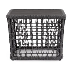 New Bizzotto TAVOLINO KOLLAR 60X60 ANTRACITE