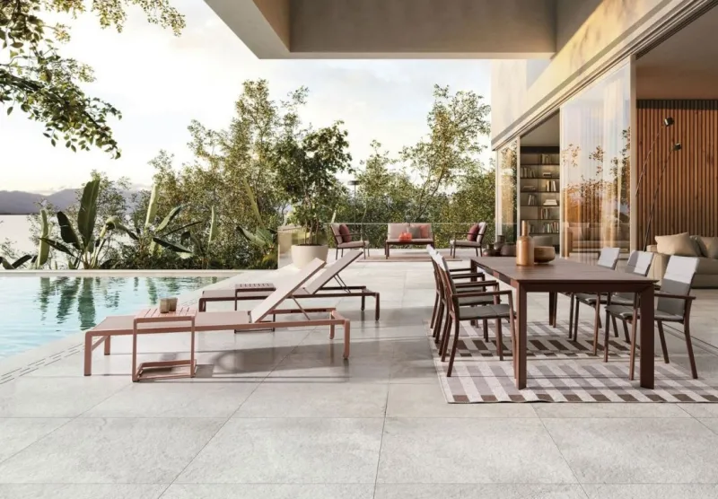 Outlet Bizzotto TAVOLINO KONNOR 40X40 ROSE