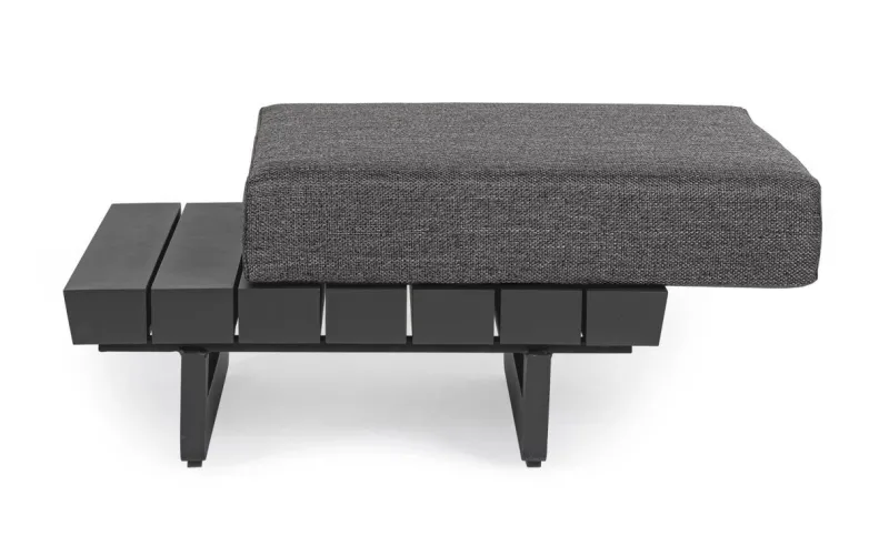 Outlet Bizzotto TAVOLINO MODULARE IN ALLUMINIO ANTRACITE WG21 - INFINITY