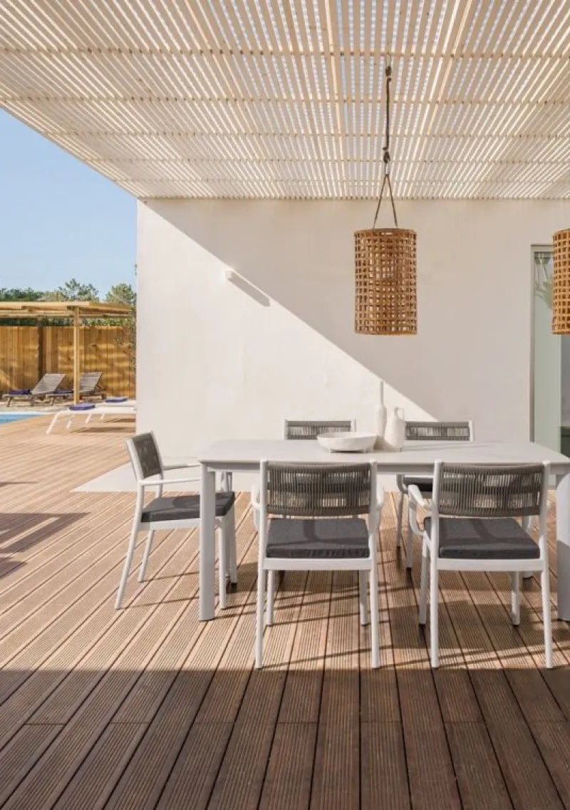 Discount Bizzotto TAVOLO ALCORA 180X90 BIANCO