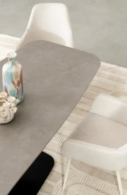 Bizzotto TAVOLO ALL. JEREMIAS 140-200X80 NERO