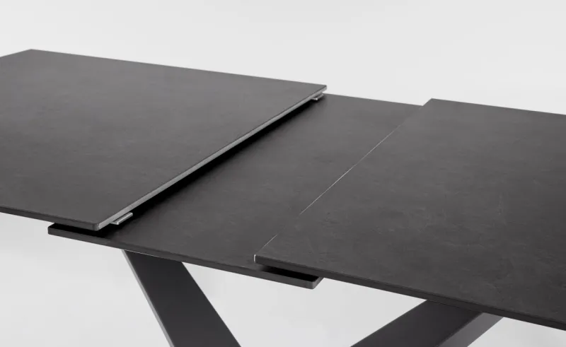 Clearance Bizzotto TAVOLO ALL. JOHANNES 160-200X90 NERO