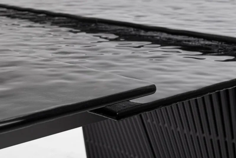 Hot Bizzotto TAVOLO ALL OLIVER VETRO 180-220X90